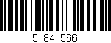 Código de barras (EAN, GTIN, SKU, ISBN): '51841566'