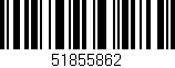 Código de barras (EAN, GTIN, SKU, ISBN): '51855862'