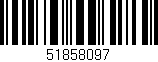 Código de barras (EAN, GTIN, SKU, ISBN): '51858097'