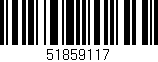Código de barras (EAN, GTIN, SKU, ISBN): '51859117'