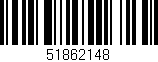 Código de barras (EAN, GTIN, SKU, ISBN): '51862148'