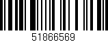 Código de barras (EAN, GTIN, SKU, ISBN): '51866569'