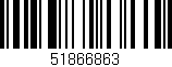 Código de barras (EAN, GTIN, SKU, ISBN): '51866863'