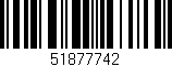 Código de barras (EAN, GTIN, SKU, ISBN): '51877742'