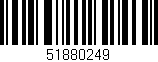 Código de barras (EAN, GTIN, SKU, ISBN): '51880249'