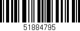 Código de barras (EAN, GTIN, SKU, ISBN): '51884795'