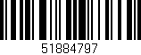 Código de barras (EAN, GTIN, SKU, ISBN): '51884797'