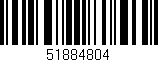 Código de barras (EAN, GTIN, SKU, ISBN): '51884804'