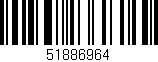 Código de barras (EAN, GTIN, SKU, ISBN): '51886964'