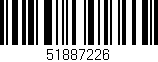 Código de barras (EAN, GTIN, SKU, ISBN): '51887226'