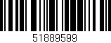 Código de barras (EAN, GTIN, SKU, ISBN): '51889599'