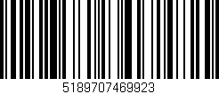 Código de barras (EAN, GTIN, SKU, ISBN): '5189707469923'