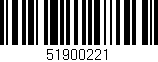 Código de barras (EAN, GTIN, SKU, ISBN): '51900221'
