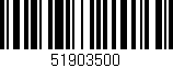 Código de barras (EAN, GTIN, SKU, ISBN): '51903500'