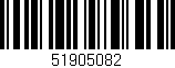 Código de barras (EAN, GTIN, SKU, ISBN): '51905082'
