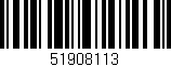 Código de barras (EAN, GTIN, SKU, ISBN): '51908113'