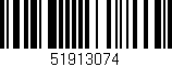 Código de barras (EAN, GTIN, SKU, ISBN): '51913074'