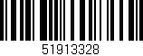 Código de barras (EAN, GTIN, SKU, ISBN): '51913328'