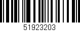 Código de barras (EAN, GTIN, SKU, ISBN): '51923203'