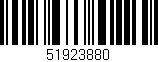 Código de barras (EAN, GTIN, SKU, ISBN): '51923880'