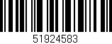 Código de barras (EAN, GTIN, SKU, ISBN): '51924583'