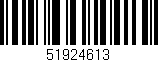 Código de barras (EAN, GTIN, SKU, ISBN): '51924613'