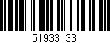 Código de barras (EAN, GTIN, SKU, ISBN): '51933133'