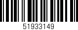 Código de barras (EAN, GTIN, SKU, ISBN): '51933149'