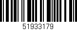 Código de barras (EAN, GTIN, SKU, ISBN): '51933179'