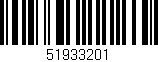 Código de barras (EAN, GTIN, SKU, ISBN): '51933201'