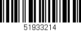 Código de barras (EAN, GTIN, SKU, ISBN): '51933214'