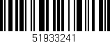 Código de barras (EAN, GTIN, SKU, ISBN): '51933241'