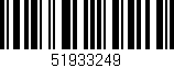 Código de barras (EAN, GTIN, SKU, ISBN): '51933249'