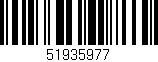 Código de barras (EAN, GTIN, SKU, ISBN): '51935977'