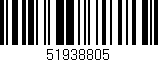 Código de barras (EAN, GTIN, SKU, ISBN): '51938805'