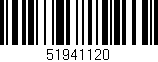 Código de barras (EAN, GTIN, SKU, ISBN): '51941120'