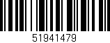 Código de barras (EAN, GTIN, SKU, ISBN): '51941479'