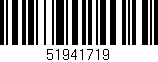 Código de barras (EAN, GTIN, SKU, ISBN): '51941719'