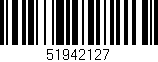 Código de barras (EAN, GTIN, SKU, ISBN): '51942127'