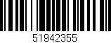 Código de barras (EAN, GTIN, SKU, ISBN): '51942355'