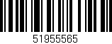 Código de barras (EAN, GTIN, SKU, ISBN): '51955565'