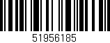 Código de barras (EAN, GTIN, SKU, ISBN): '51956185'