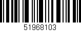 Código de barras (EAN, GTIN, SKU, ISBN): '51968103'
