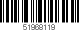 Código de barras (EAN, GTIN, SKU, ISBN): '51968119'