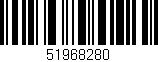 Código de barras (EAN, GTIN, SKU, ISBN): '51968280'
