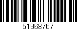 Código de barras (EAN, GTIN, SKU, ISBN): '51968767'