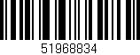 Código de barras (EAN, GTIN, SKU, ISBN): '51968834'