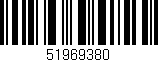 Código de barras (EAN, GTIN, SKU, ISBN): '51969380'