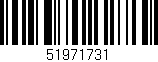 Código de barras (EAN, GTIN, SKU, ISBN): '51971731'