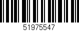 Código de barras (EAN, GTIN, SKU, ISBN): '51975547'